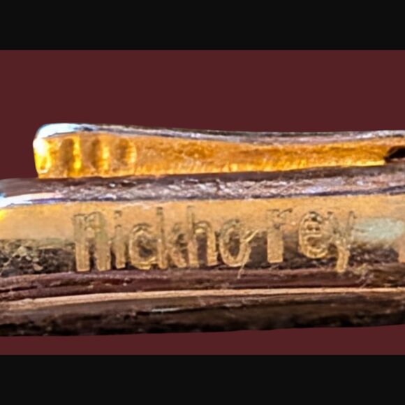 Nickho Rey Rose Gold 14k Vermeil 925 Sterling Silver Crystal 72mm Drop Earrings - Picture 3 of 8